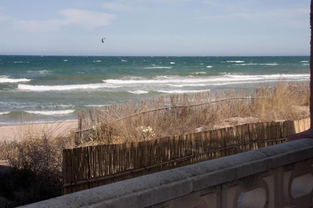 Beachfront House, Valencia, Wifi, Paddle Surf Board, Incredible Views Sueca Exterior foto