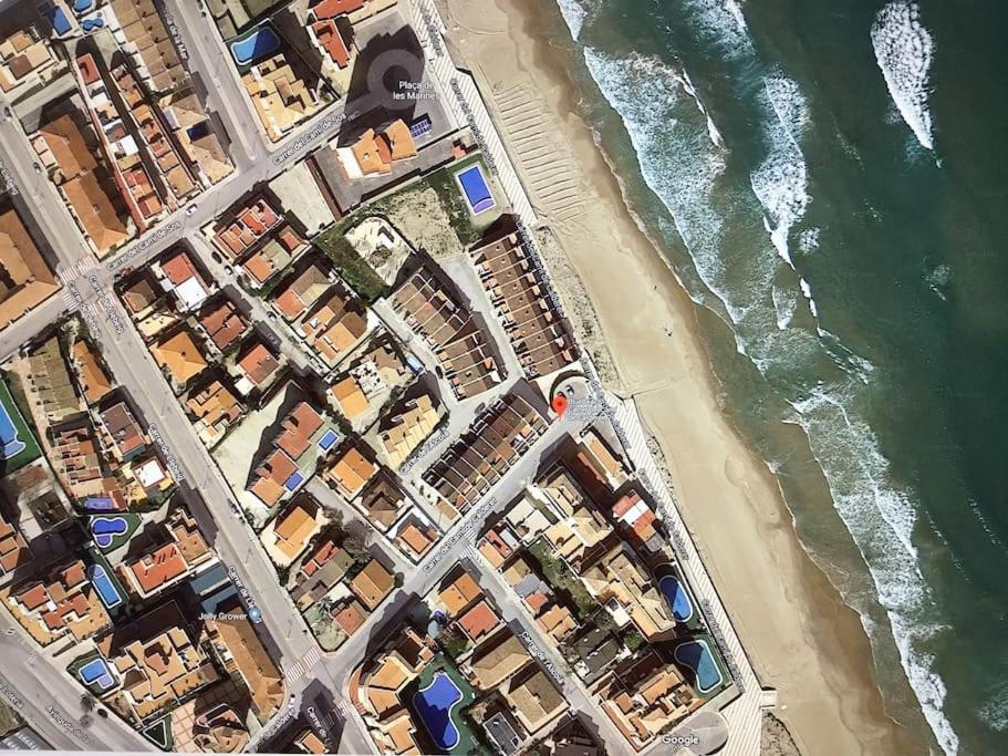 Beachfront House, Valencia, Wifi, Paddle Surf Board, Incredible Views Sueca Exterior foto